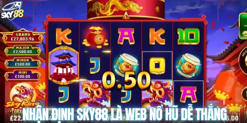 Nhận định SKY88 là web nổ hũ dễ thắng