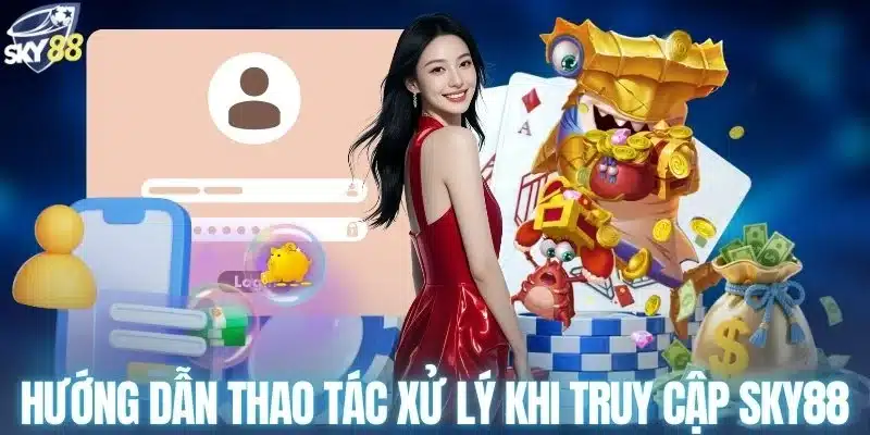 Hướng dẫn thao tác xử lý khi truy cập SKY88