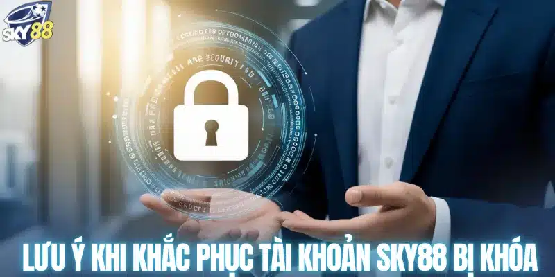 Lưu ý khi khắc phục tài khoản SKY88 bị khóa